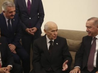 CUMHURBAŞKANI RECEP TAYYİP ERDOĞAN VE MHP GENEL BAŞKANI DEVLET BAHÇELİ