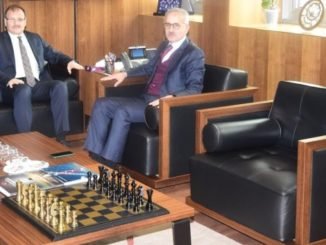 HAKAN ÇAVUŞOĞLU VE KARAYOLLARI GENEL MÜDÜRÜ ABDÜLKADİR URALOĞLU