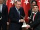 CUMHURBAŞKANI RECEP TAYYİP ERDOĞAN VE PROF DR ALİ RIZA YILDIZ TUBİTAK MÜHENDİSLİK ÖDÜLÜ