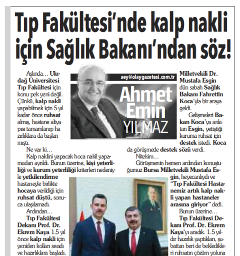 KALP NAKLİ MERKEZİ ONAY
