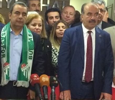 MUDANYA BELEDİYE BAŞKANI HAYRİ TÜRKYILMAZ VE İSMET KARACA MUDANYA BELEDİYE BAŞKANI HAYRİ TÜRKYILMAZ VE İSMET KARACA