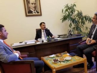ÇEVRE VE ŞEHİRCİLİK BAKANI MURAT KURUM BURSA MİLLETVEKİLİ ATİLLA ÖDÜNÇ İMSİAD BAŞKANI MUSTAFA ANDIÇ
