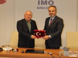 BÜYÜKŞEHİR BELEDİYE BAŞKARNI ALİNUR AKTAŞ VE İMO BAŞKANI MEHMET ALBAYRAK