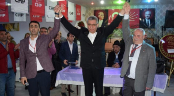CHP GÜRSU KONGRESİ HÜSEYİN AKKUŞ CAVİT KAYA HAŞİM ÖZTÜRK