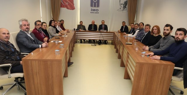 İNŞAAT MÜHENDİSLERİ ODASI ULAŞIM KOMİSYONU TOPLANTISI ALİNUR AKTAŞ MEHMET ALBAYRAK M TÖZÜN BİNGÖL