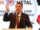 YAZI İÇİN TÜRK METAL GENEL BAŞKANI PEVRUL KAVLAK