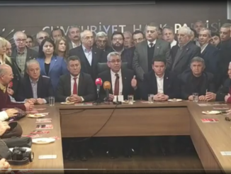 CHP İL BAŞKANI HÜSEYİN AKKUŞ ADAYLIK AÇIKLAMASI GÖVDE GÖSTERİSİ