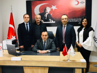 MUDANYA KAYMAKAMI FAİK OKTAY SÖZER KIZILAY MUDANYA TEMSİLCİLİĞİ ZİYARETİ