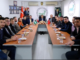 BATI TRAKYA TÜRKLERİ DERNEĞİ BURSA ŞUBESİ ZİYARETİ HAKAN ÇAVUŞOĞLU ALİ MOLLASALİH DR ALİ EMİNLATİF