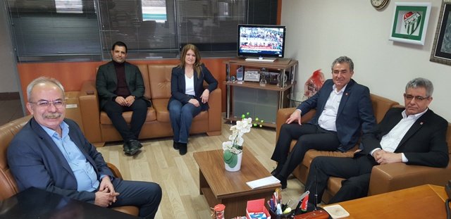 CHP İL BAŞKANI HÜSEYİN AKKUŞ GÜLNUR DENİZ DR DENİZHAN ASLAN İBRAHİM MART GÖKHAN KARA