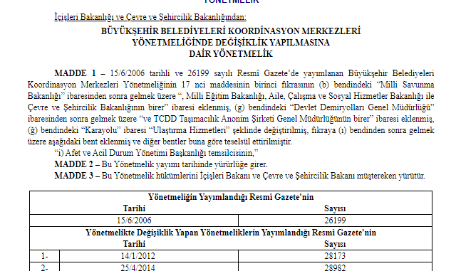 RESMİ GAZETE UKOME KURUL SAYISI RESMİ GAZETE UKOME KURUL SAYISI