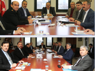 VALİ YAKUP CANBOLAT VE İL İDARE KURULU TOPLANTISI AYNI YERDEN FARKLI GÖRÜNTÜ