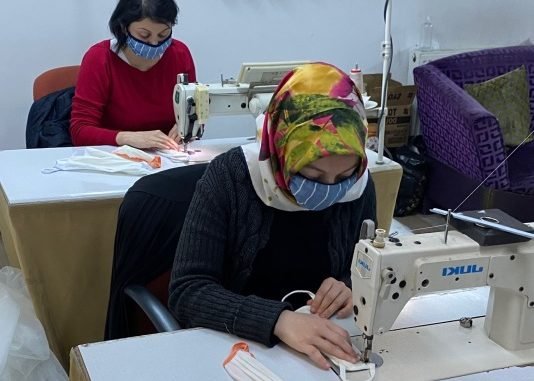KIZILAY BURSA ŞUBESİ MASKE ÜRETİMİ