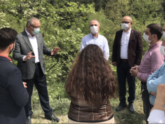 iYi PARTi GENEL BAŞKAN YARDIMCISI PROF DR iSMAiL TATLIOĞLU ÇALIDA HES DiRENiŞi