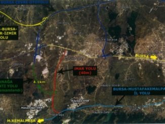 KAYAPADAN iZMiR YOLUNA BULVAR VE OTOYOLA BAĞLANTI YOLU HARiTASI