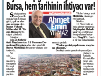 ŞEHREKÜSTÜ TEMMUZ DEMOKRASi MEYDANI VE YIKILAN MÜFTÜLÜK BiNASI YERi