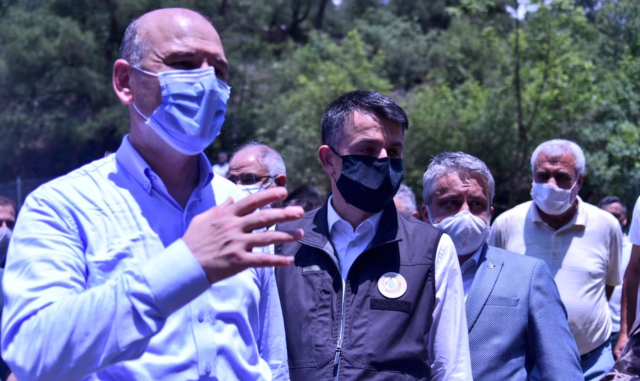 SÜLEYMAN SOYLU VE BEKiR PAKDEMiRLi SEL BÖLGESiNDE