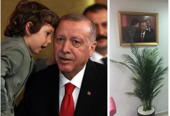 CUMHURBAŞKANI RECEP TAYYİP ERDOĞAN VE HAKAN ÇAVUŞOĞLUNUN KÜÇÜK OĞLU HASAN BERK