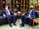 HAKAN ÇAVUŞOĞLU VE BTSO BAŞKANI İBRAHİM BURKAY GÖRÜŞMESİ