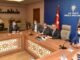 AK PARTi iL BAŞKANI AYHAN SALMAN BÜYÜKŞEHiR BELEDiYE BAŞKANI ALiNUR AKTAŞ VE OSMANGAZi BELEDiYE BAŞKANI MUSTAFA DÜNDAR BULUŞTURDU