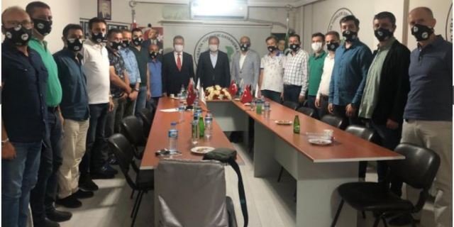 HAKAN CAVUSOGLU VE ALi MOLLASALiH BATI TRAKYA TURKLERi DERNEGi ZiYARETi HAKAN CAVUSOGLU VE ALi MOLLASALiH BATI TRAKYA TURKLERi DERNEGi ZiYARETi