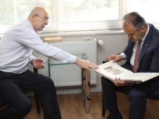 BUYUKSEHiR BELEDiYE BASKANI ALiNUR AKTAS VE PIRLANT SAATCiLiK HAYRETTiN AKPINAR ZiYARETi