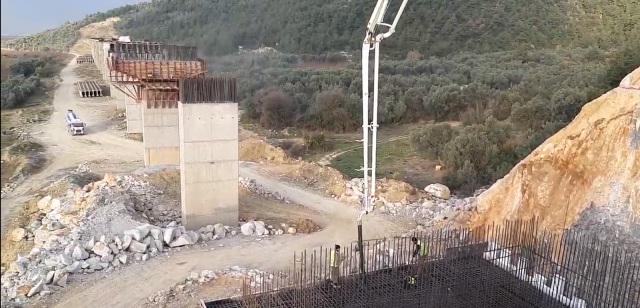 HIZLI TREN BURSA YENiŞEHiR HATTI DUDAKLI ViYADÜĞÜ iNŞAATI HIZLI TREN BURSA YENiŞEHiR HATTI DUDAKLI ViYADÜĞÜ iNŞAATI