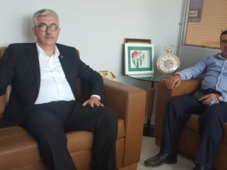BEBKA GENEL SEKRETERi iSMAiL GERiM VE AZiZ TURK