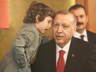 CUMHURBASKANI RECEP TAYYIP ERDOGAN VE HAKAN CAVUSOGLUNUN KUCUK OGLU HASAN