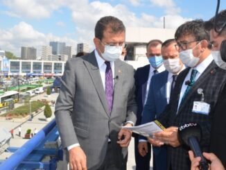 BUYUK iSTANBUL OTOGARI iSTANBUL BUYUKSEHiR BELEDiYE BASKANI EKREM iMAMOGLU FAHRETTiN BESLi