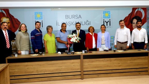 CHP iL BASKANI iSMET KARACA iYi PARTi iL BASKANI SELCUK TURKOGLU HAYIRLI OLSUN ZiYARETi CHP iL BASKANI iSMET KARACA iYi PARTi iL BASKANI SELCUK TURKOGLU HAYIRLI OLSUN ZiYARETi