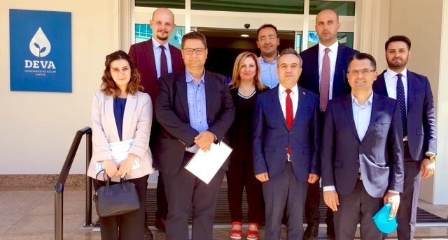 DEVA PARTISI GENEL BASKAN YARDIMCISI BURAK DALGIN IL BASKANI SERKAN OZGOZ VE KURUCULAR KURULU DEVA PARTISI GENEL BASKAN YARDIMCISI BURAK DALGIN IL BASKANI SERKAN OZGOZ VE KURUCULAR KURULU