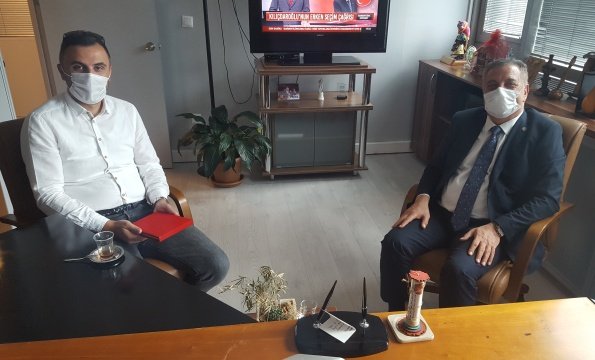 MHP OSMANGAZi iLCE BASKAN YARDIMCISI RAiF KALENDER VE OKAN SAHiNTURK