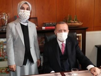 CUMHURBASKANI RECEP TAYYiP ERDOGAN VE AK PARTi BURSA MiULLETUVEKiLi ViLDAN YSSILMAZ GUREL KASIM TARiHLi GORUSMELERi