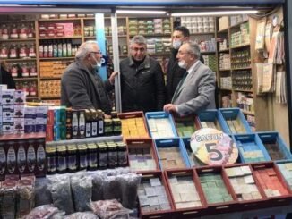 GELECEK PARTiSi iL BASKANI ALPASLAN YILDIZ CARSI ZiYARETi