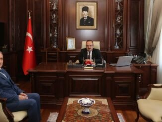 BURSA VALiSi YAKUP CANBOLAT VE YENi iL KADASTRO MUDURU KEMAL MEMiS