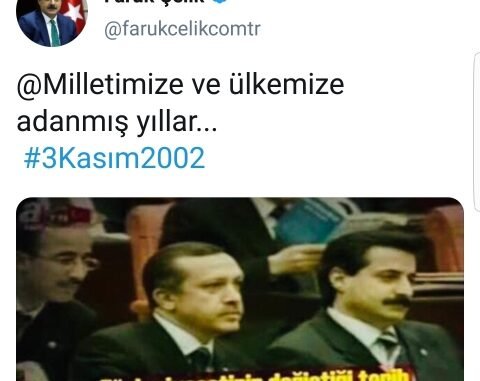 RECEP TAYYiP ERDOGAN VE FARUK CELiK RECEP TAYYiP ERDOGAN VE FARUK CELiK
