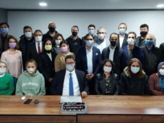 DEVA PARTISI IL BASKANI SERKAN OZGOZ VE IL YONETIMI