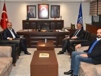 MHP GENEL SEKRETERI ISMET BUYUKATAMAN MHP IL BASKANI CIHANGIR KALKANCI BUYUKSEHIR BELEDIYE BASKANI ALINUR AKTAS