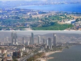 iZMiR BAYRAKLI TARLALARA KURULAN KENT
