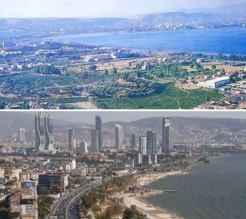 iZMiR BAYRAKLI TARLALARA KURULAN KENT