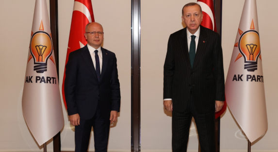 CUMHURBASKANI RECEP TAYYiP ERDOGAN VE AK PARTi iL BASKANI DAVUT GURKAN CUMHURBASKANI RECEP TAYYiP ERDOGAN VE AK PARTi iL BASKANI DAVUT GURKAN