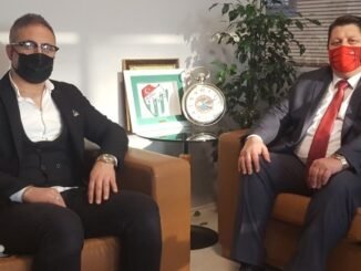 BURSA GAZiANTEPLiLER DERNHEGi BASKANI BiLAL SENGULOGLU VE GENEL SEKRETER SUAT GOCEROGLU