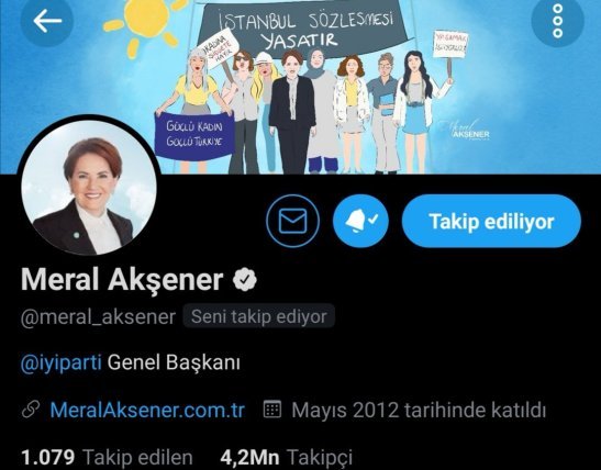 MERAL AKSENER TWiTTER HESABI iYi PARTi GENCLiK KOLLARI BASKANLARI TAKiP MOTiVASYONU MERAL AKSENER TWiTTER HESABI iYi PARTi GENCLiK KOLLARI BASKANLARI TAKiP MOTiVASYONU