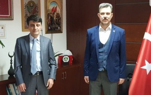 BURSA TIP FAKULTESI DEKANI PROF DR MEHMET DEMIR VE MUSTAFA ESGIN BURSA TIP FAKULTESI DEKANI PROF DR MEHMET DEMIR VE MUSTAFA ESGIN