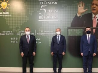 AK PARTi GENEL BASKAN YARDIMCISI EFKAN ALA VE DISiSLERi BAKANI MEVLUT CAVUSOGLU