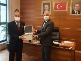 AK PARTi GENEL BASKAN YARDISCISI EFKAN ALA VE JAPONYANIN ANKARA BUYUKELCiSi KABULU