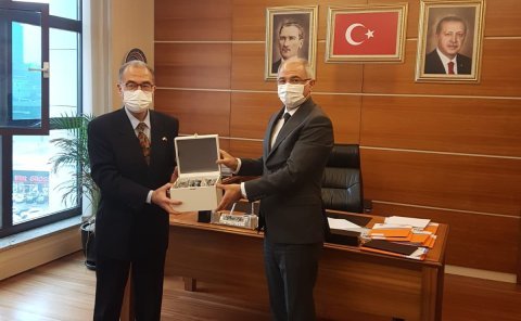 AK PARTi GENEL BASKAN YARDISCISI EFKAN ALA VE JAPONYANIN ANKARA BUYUKELCiSi KABULU