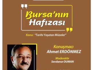 OSMANGAZI BELEDIYESI KENT KULTURU PROGRAMI BURSANIN HAFIZASI AHMET ERDONMEZ AFISI