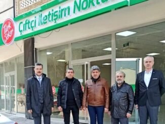 AK PARTi BURSA MiLLETVEKiLi MUSTAFA ESGiN KARACABEY TURK SEKER CiFTCi iLETiSiM NOKTASI ACILISI